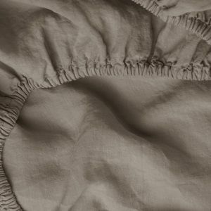 Parachute Linen Fitted Sheet - Fawn